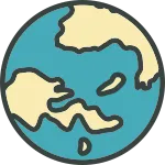 Globe 2 SVG Icon